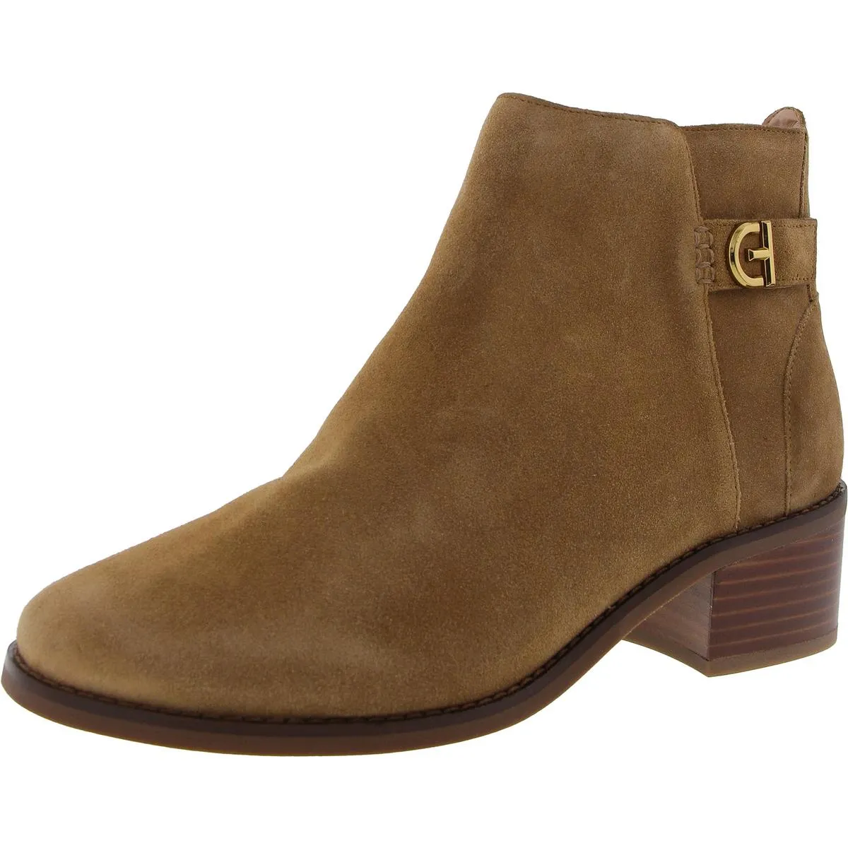 W32257 Womens Logo Manmade Ankle Boots