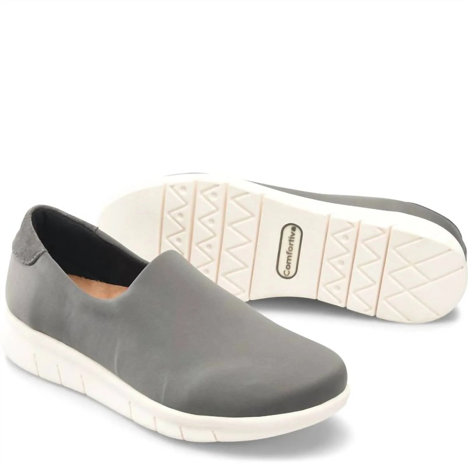 Women Cate Slip-On Shoes In Smoke