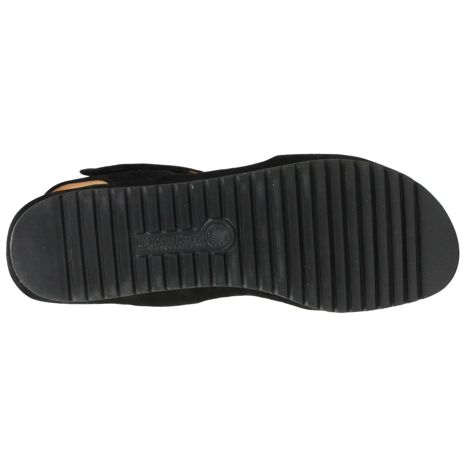 Women's Abrilla Sandal In Black Kid Suede