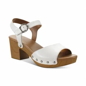 Women's Anddreas Heel Sandals Shoes In White