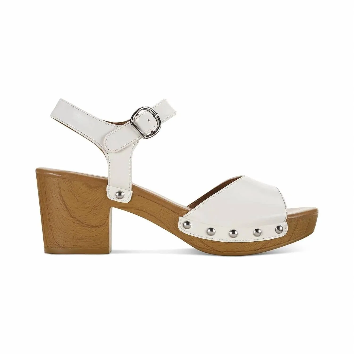 Women's Anddreas Heel Sandals Shoes In White