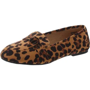 Womens Animal Print Man Made Loafers
