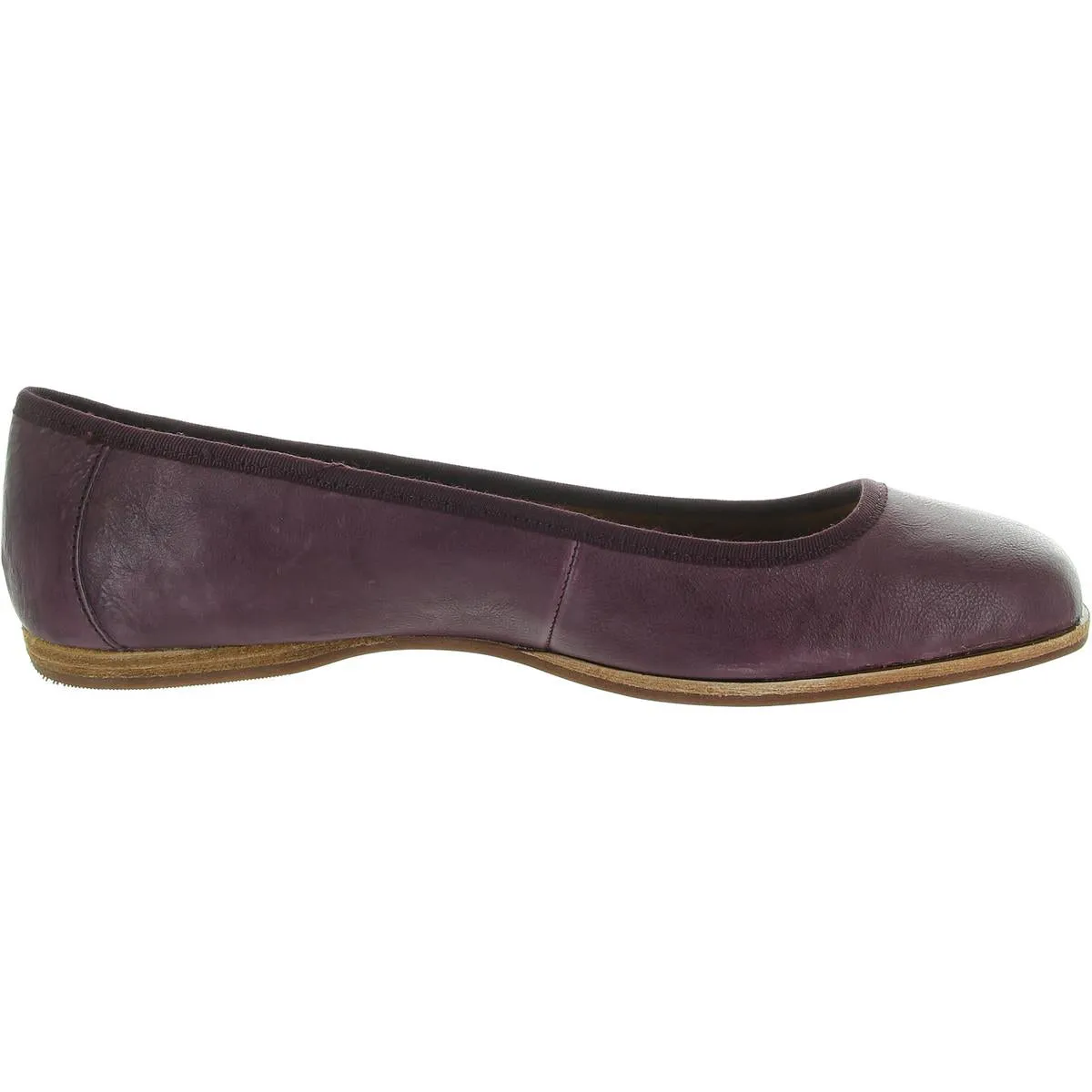 Womens Arch Support Leather Ballet Flats