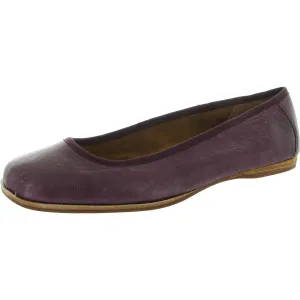 Womens Arch Support Leather Ballet Flats