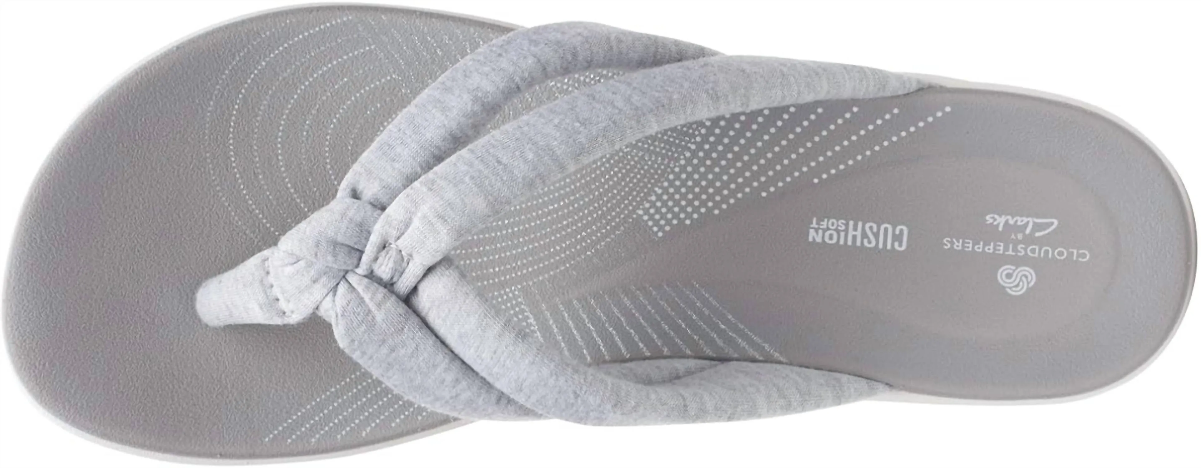 Women's Arla Kaylie Flip Flop In Grey Textile