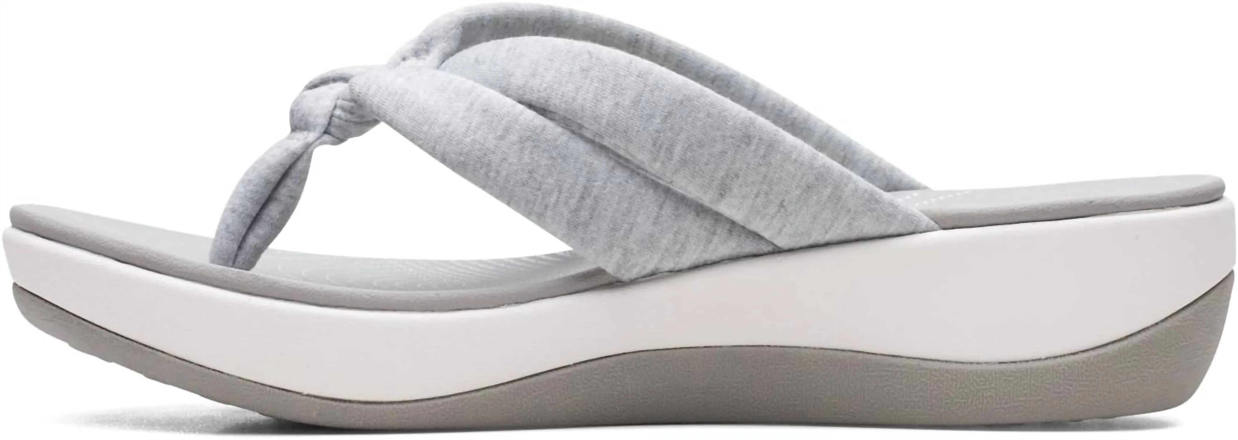 Women's Arla Kaylie Flip Flop In Grey Textile