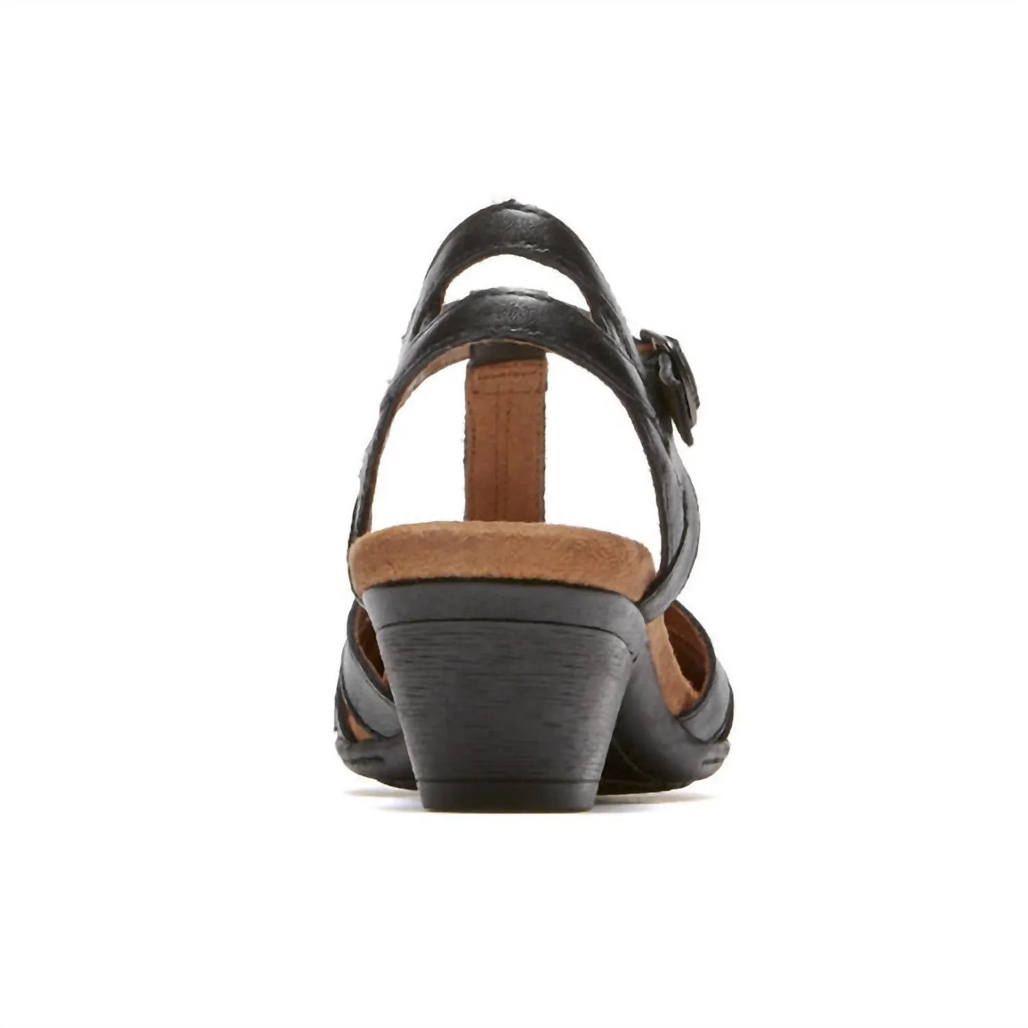 Women's Aubrey T-Strap Heel Sandals In Black