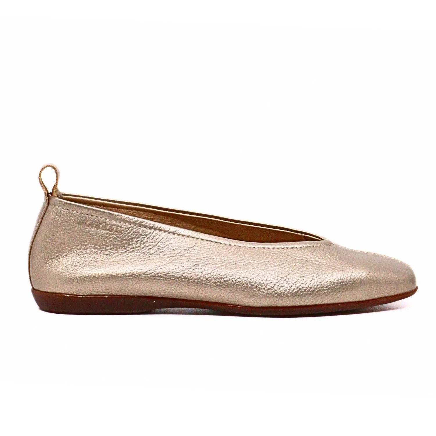 Women's Ballet Flat Shoes In Gold