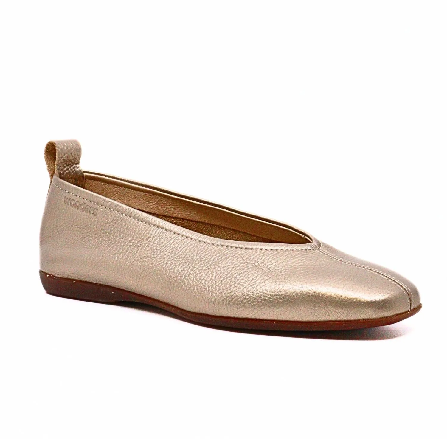 Women's Ballet Flat Shoes In Gold