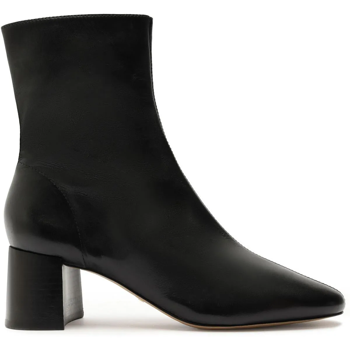 Womens Block Heel Man Made Ankle Boots