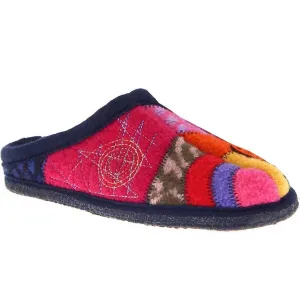 Women's Boiled Wool Slipper In Crazy Strawberry