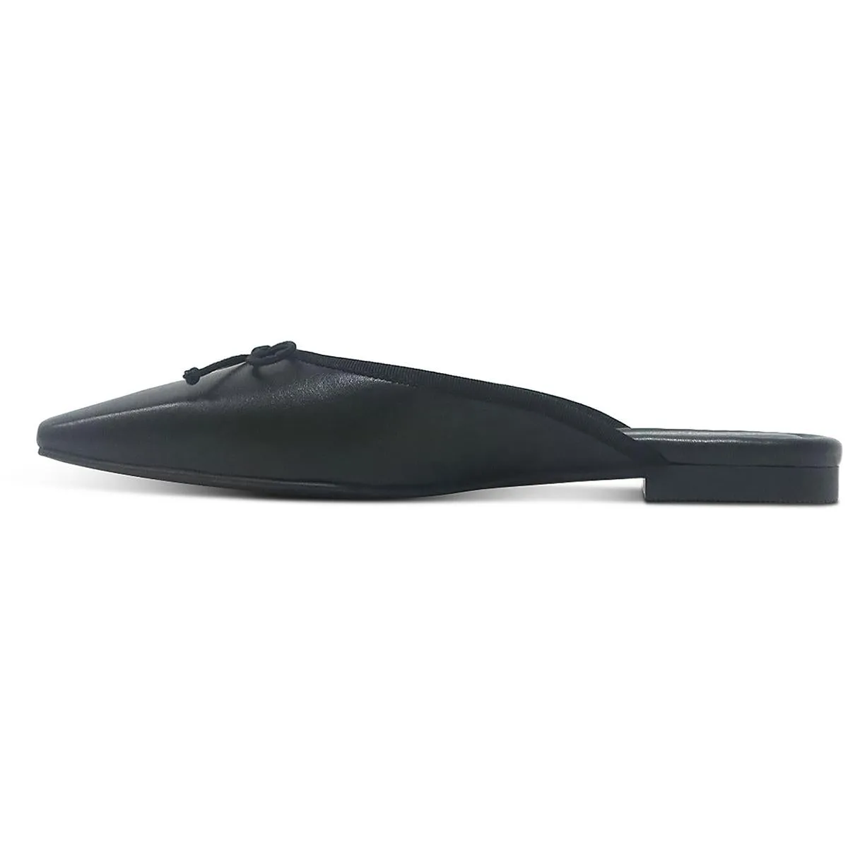 Womens Bow Leather Mules