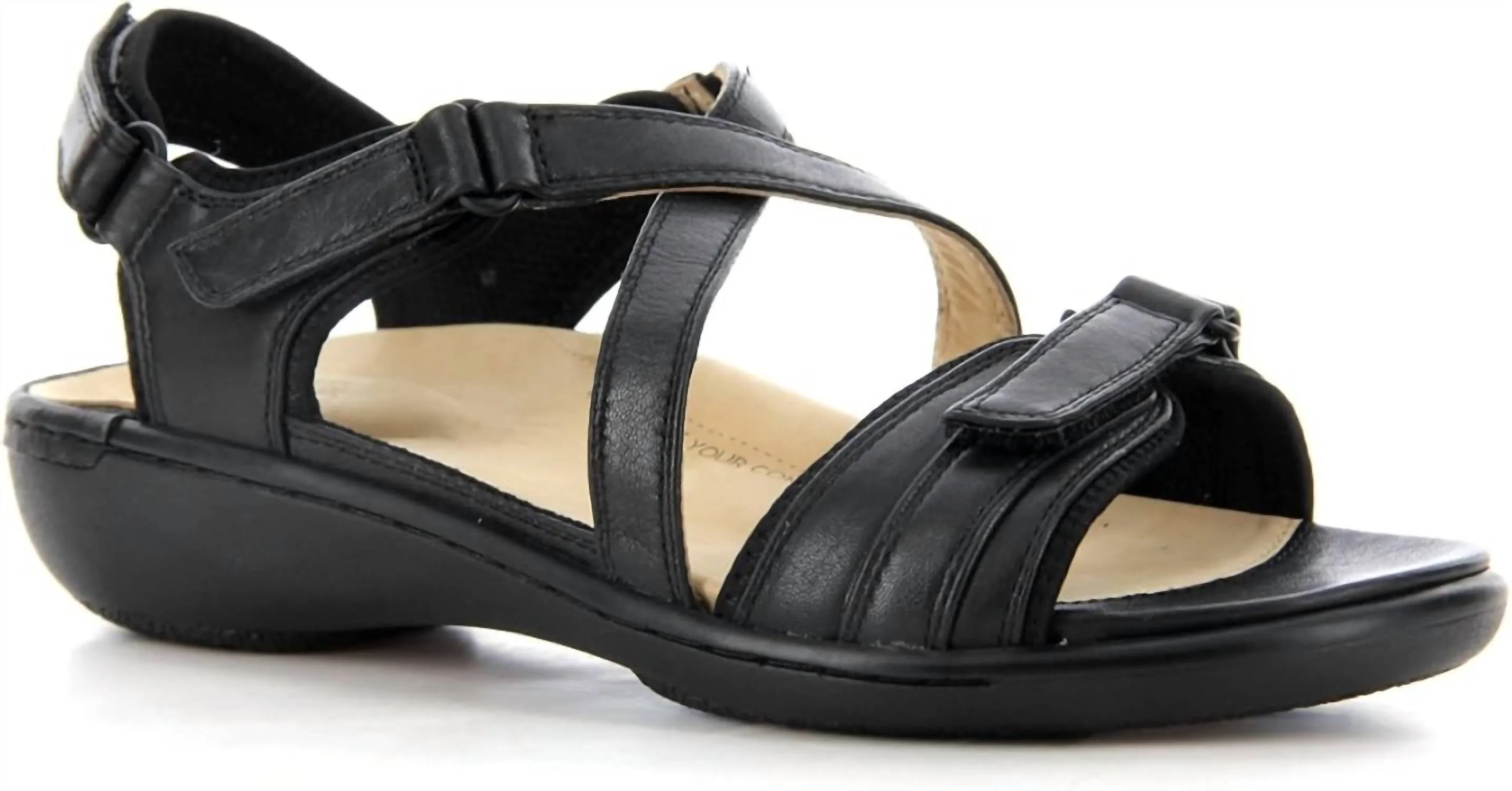 Women's Bravo Backstrap Sandal In Black