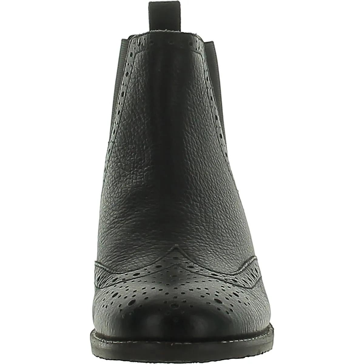 Womens Brogue Pull On Chelsea Boots