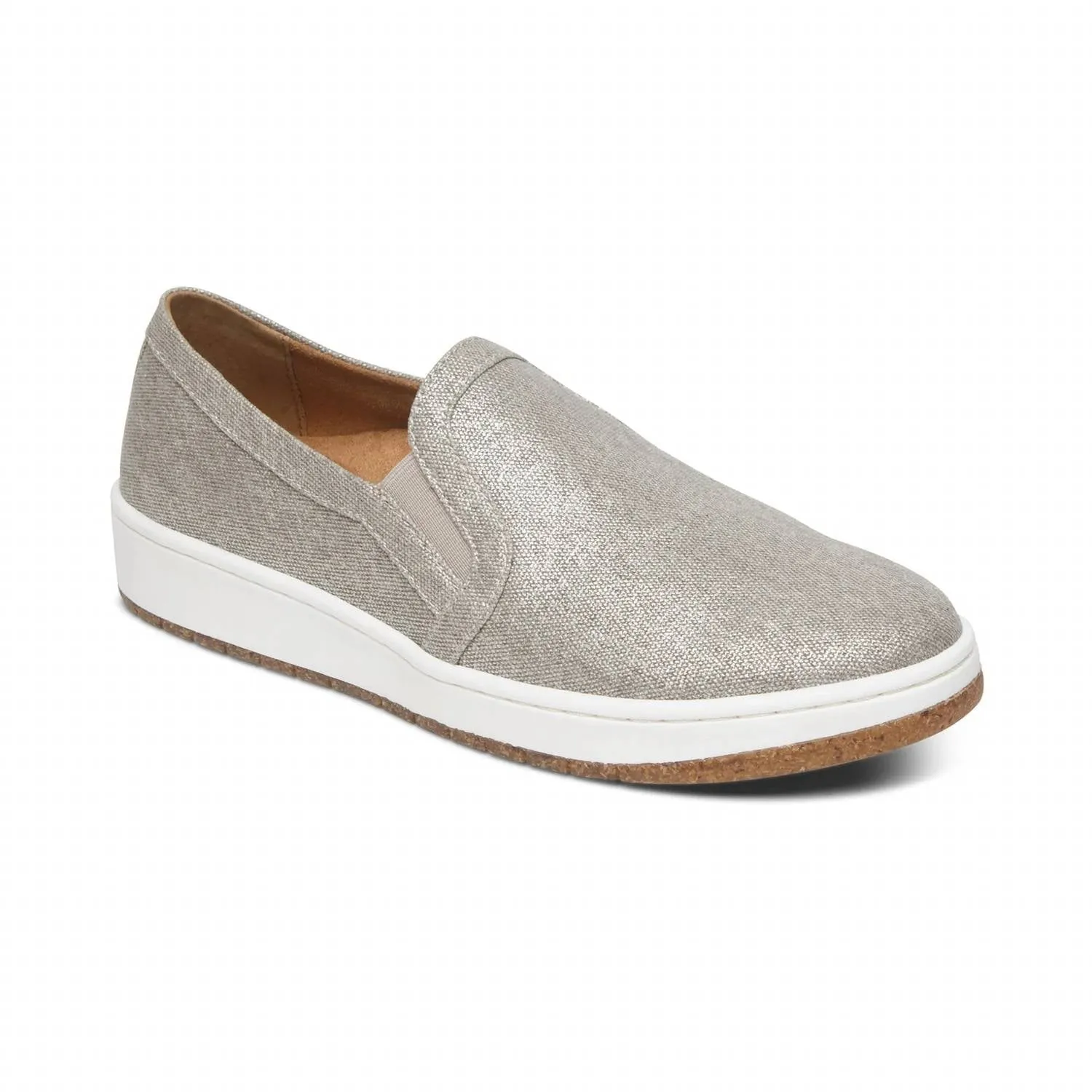 Women's Cameron Slip-On Sneakers In Taupe Metallic
