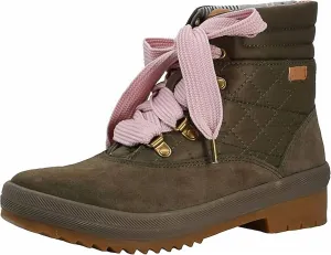 Women's Camp Boot In Suede/ Nylon Olive