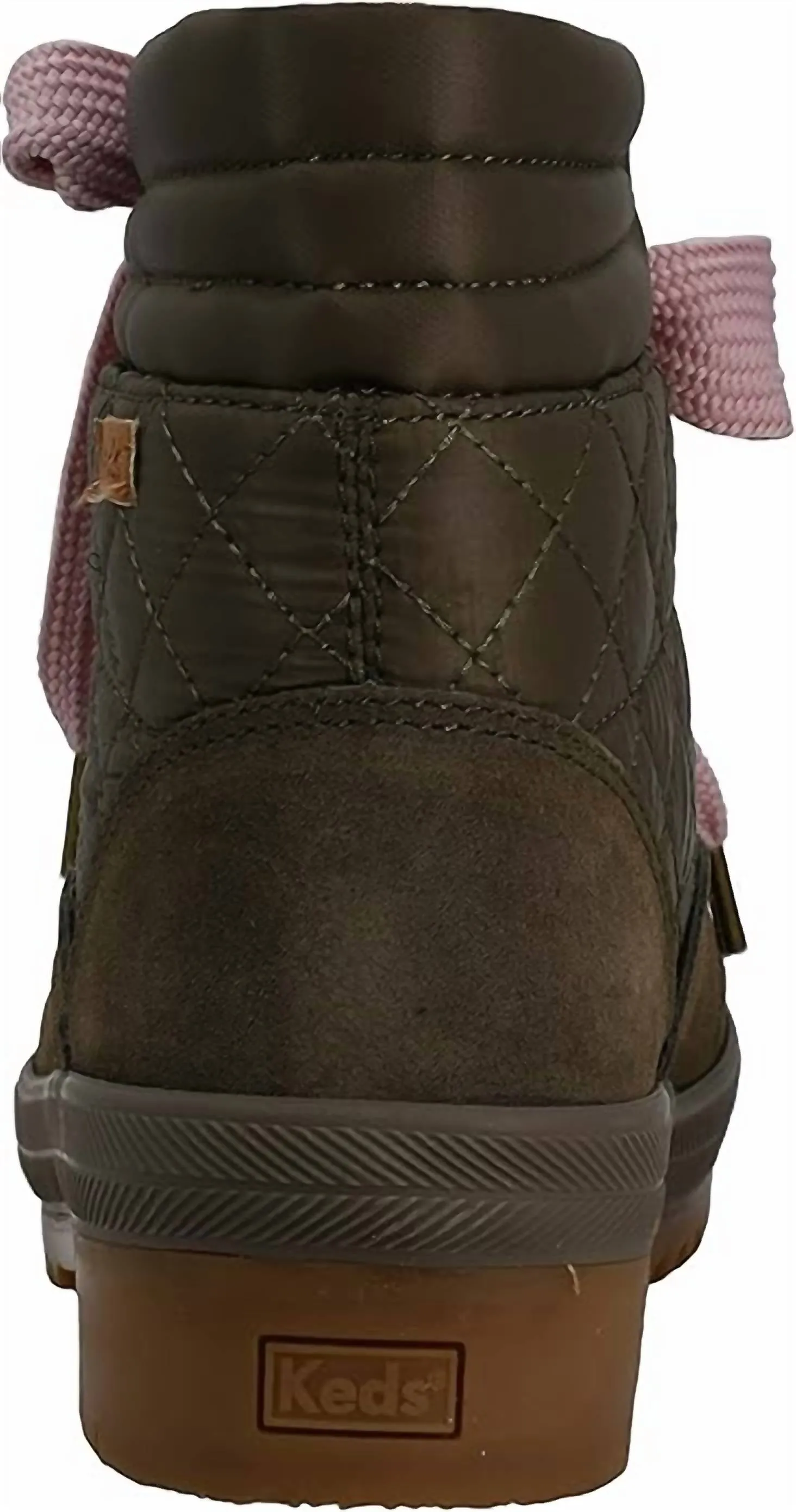 Women's Camp Boot In Suede/ Nylon Olive