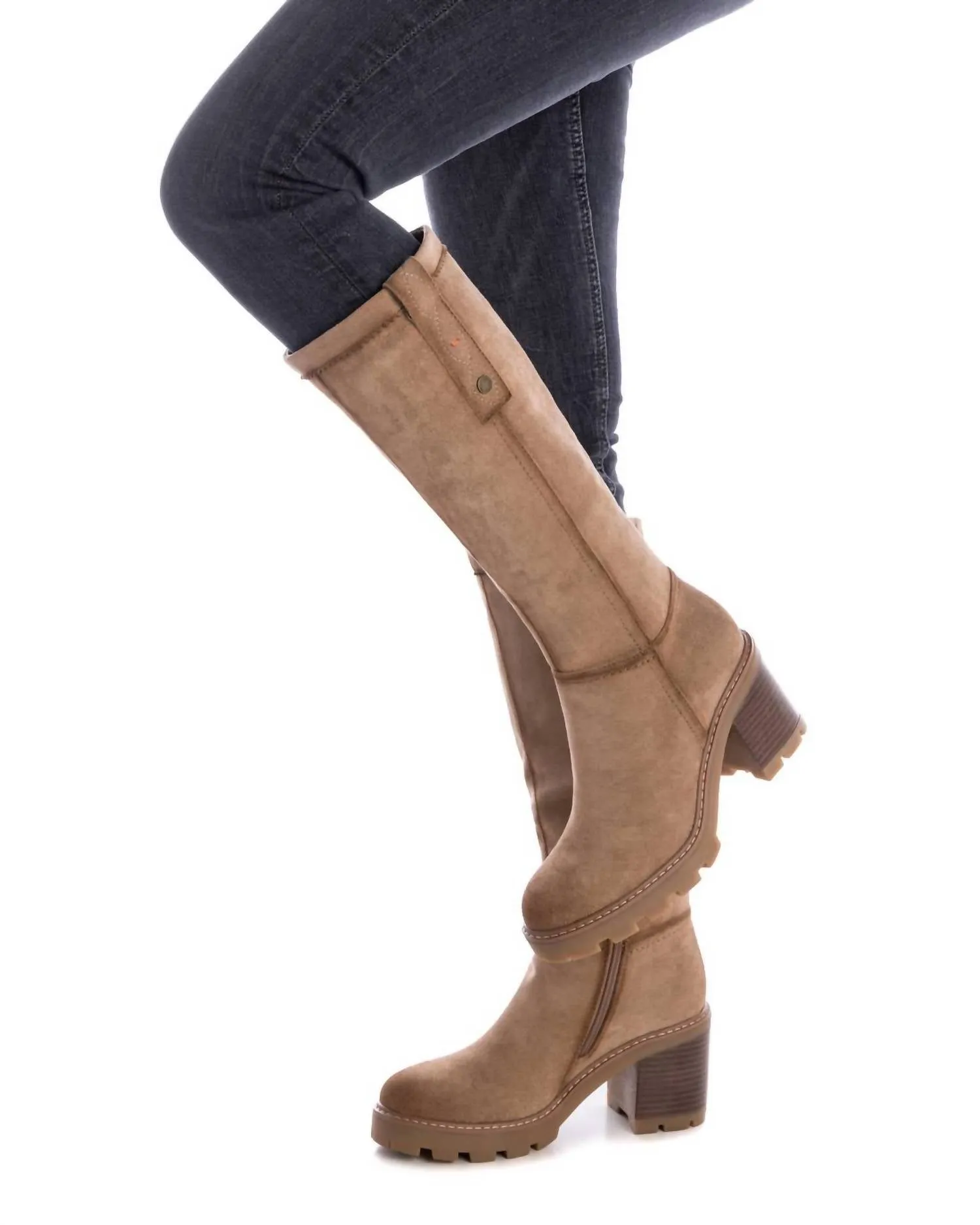 Women's Casual Boots In Light Brown