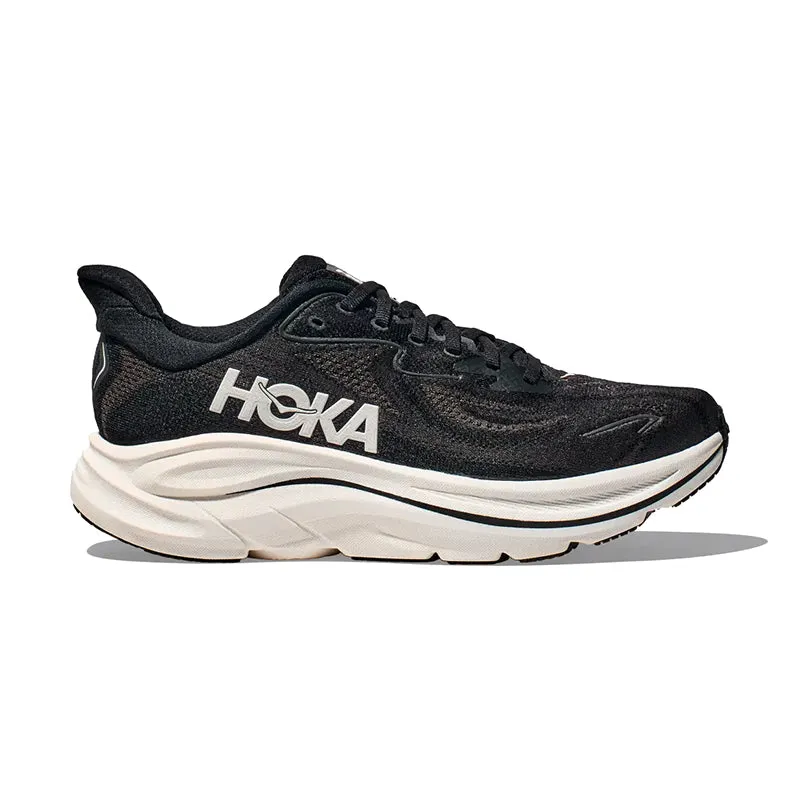 Women's Clifton 10 (WIDE) Black/White