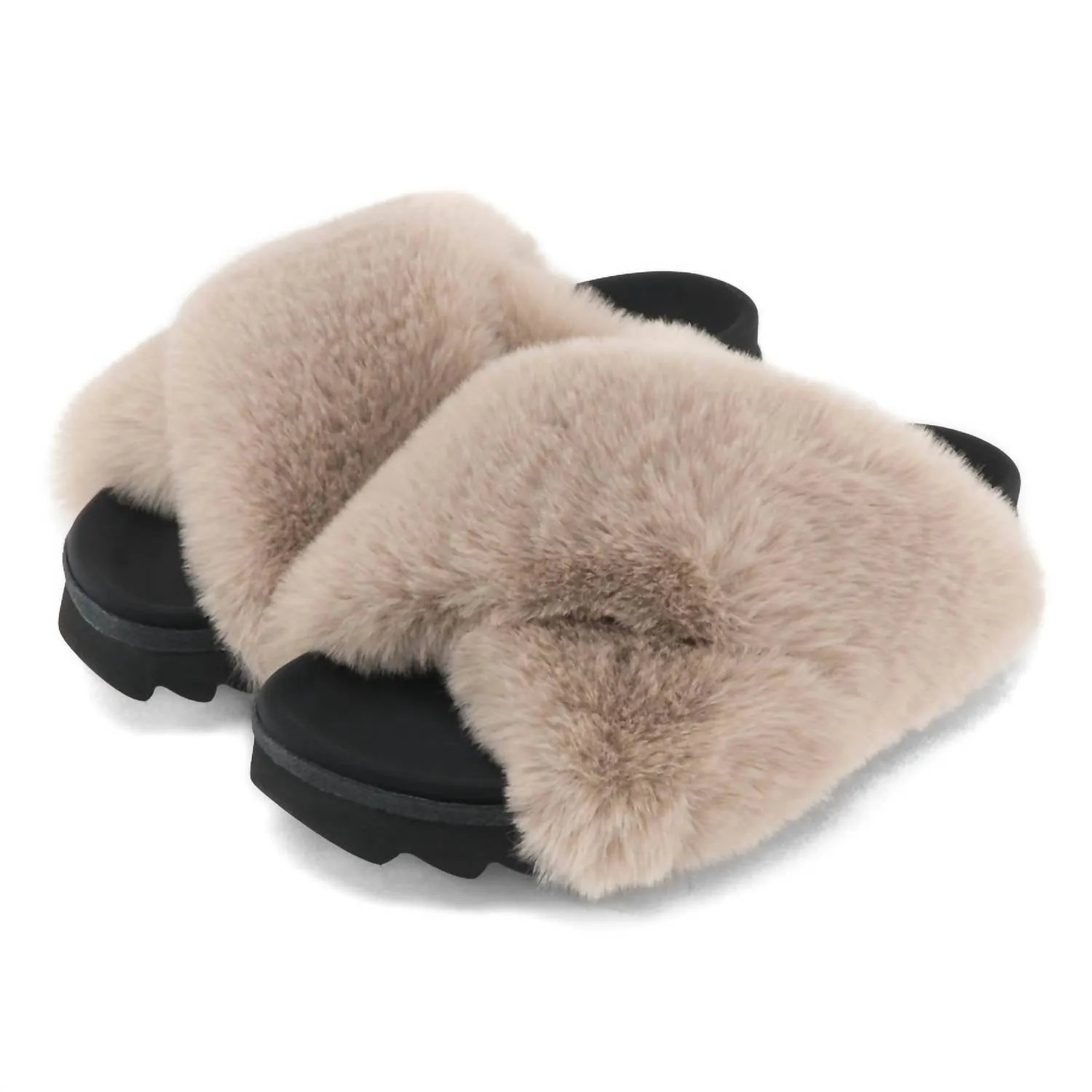 Women's Cloud Slippers In Nude
