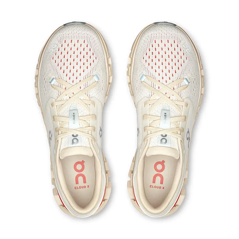 Women's Cloud X 4 Ivory/Salmon