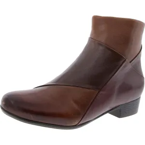 Womens Colorblock Ankle Boots