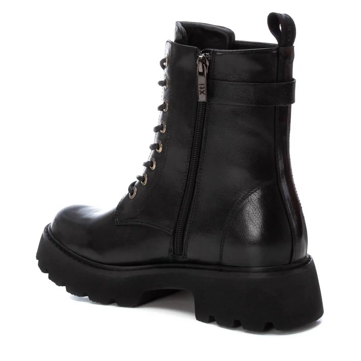 Women's Combat Booties In Black