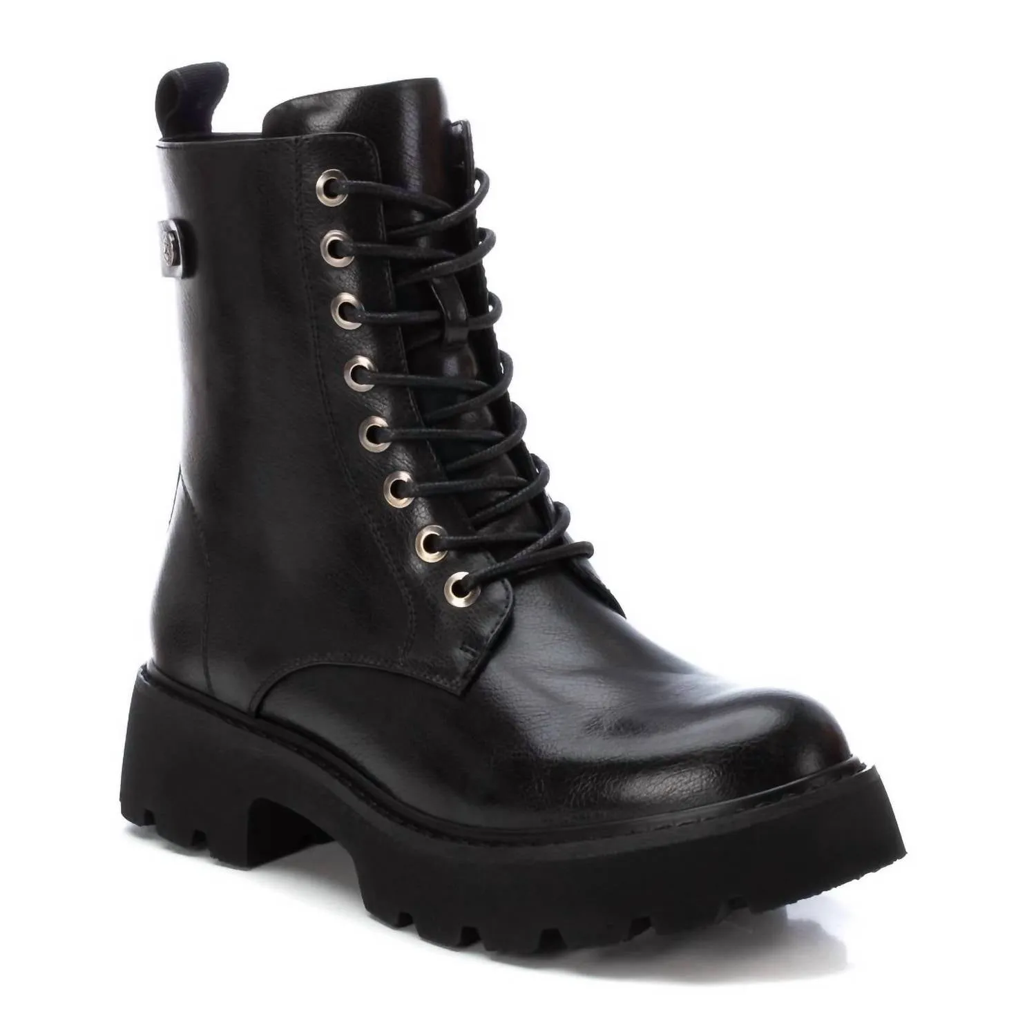 Women's Combat Booties In Black