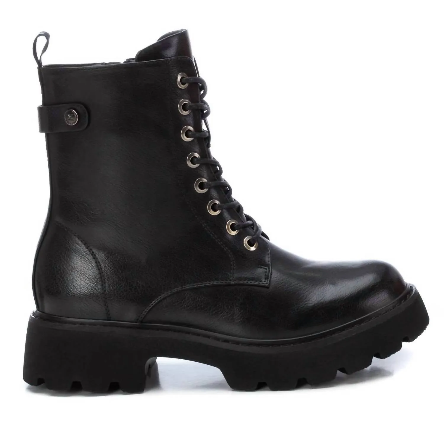Women's Combat Booties In Black