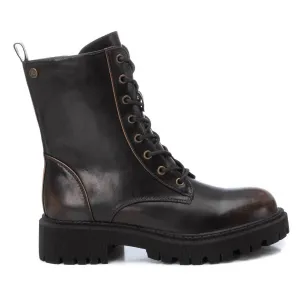 Women's Combat Booties In Brown