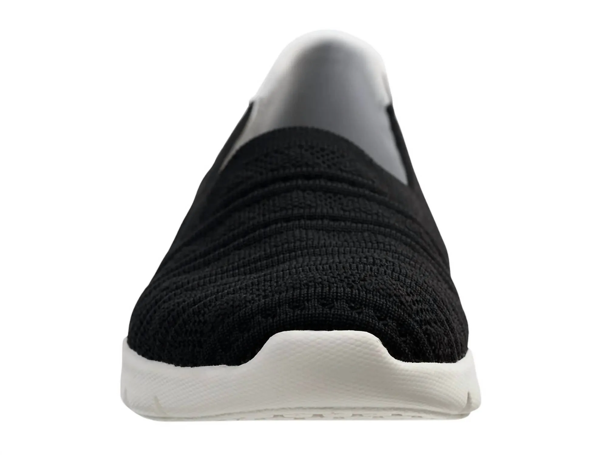 Women's Comfort Stretch Crochet Shoes In Black