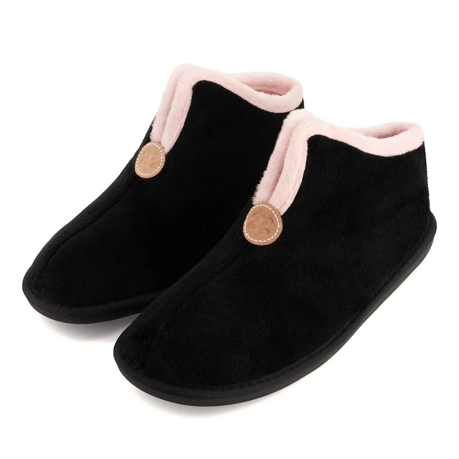 Women's Cozy Slippers In Black