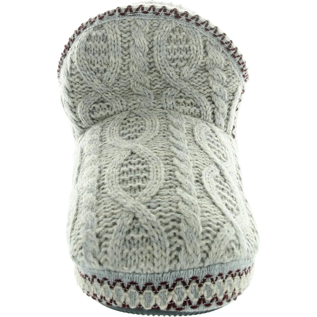 Womens Crochet Polyester Slide Slippers