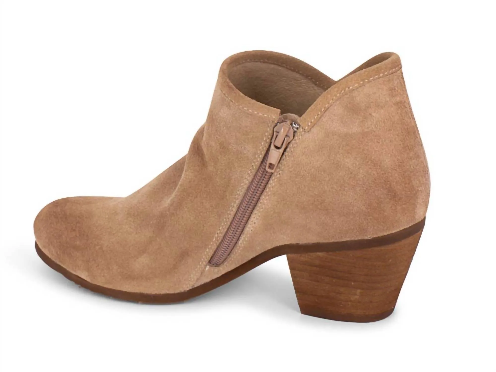 Women's Dalia Heeled Bootie In Latte