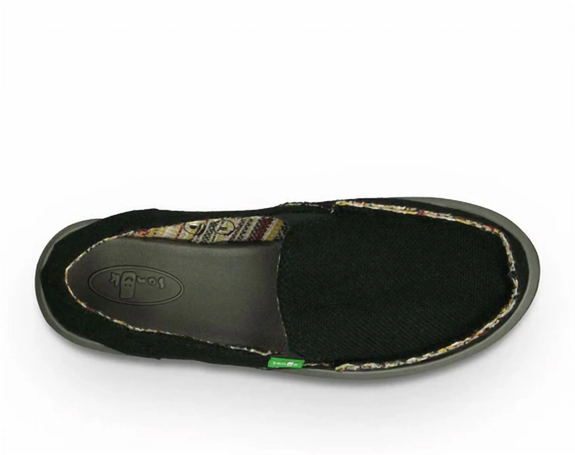 Women's Donna Slip On In Black Hemp