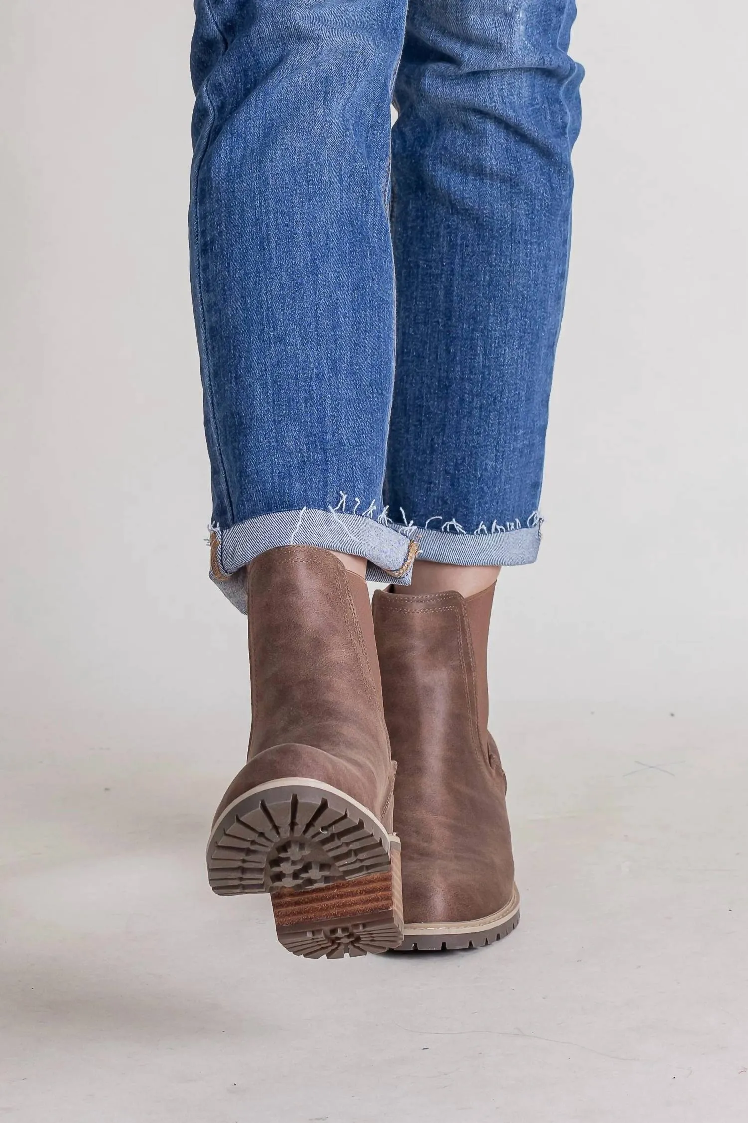 Women's Doohickey Heeled Boots In Taupe