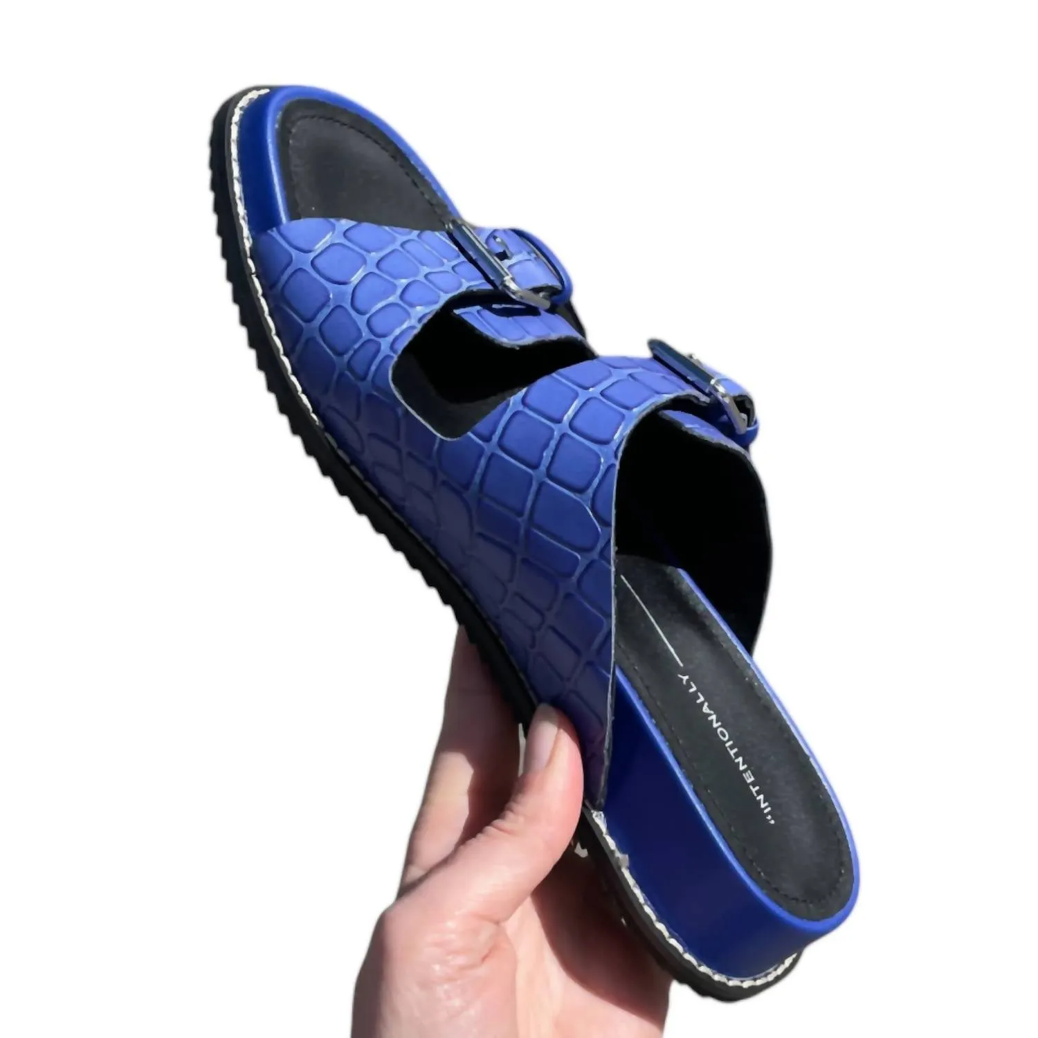 Women's Dot Sandals In Cobalt