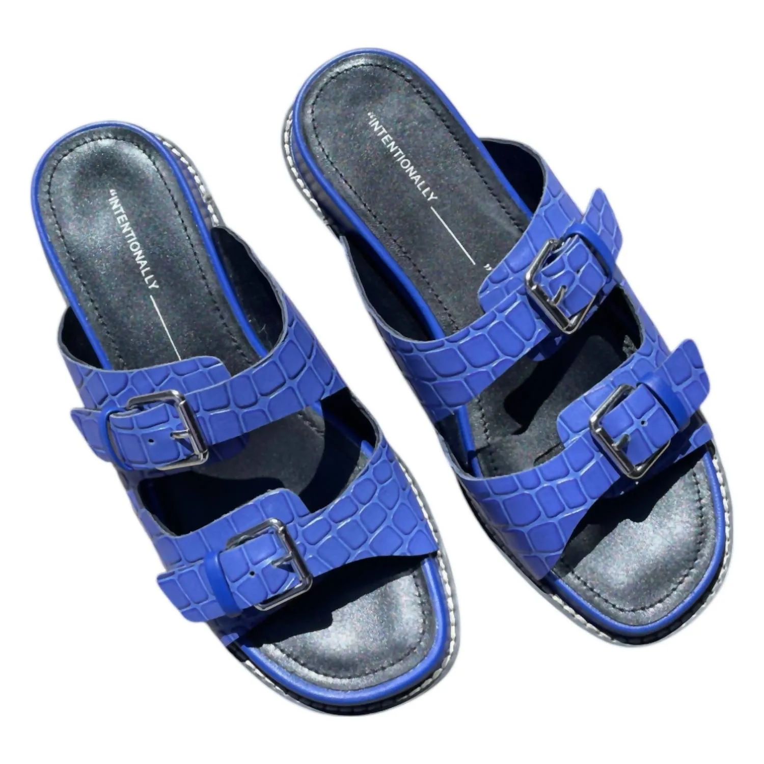 Women's Dot Sandals In Cobalt