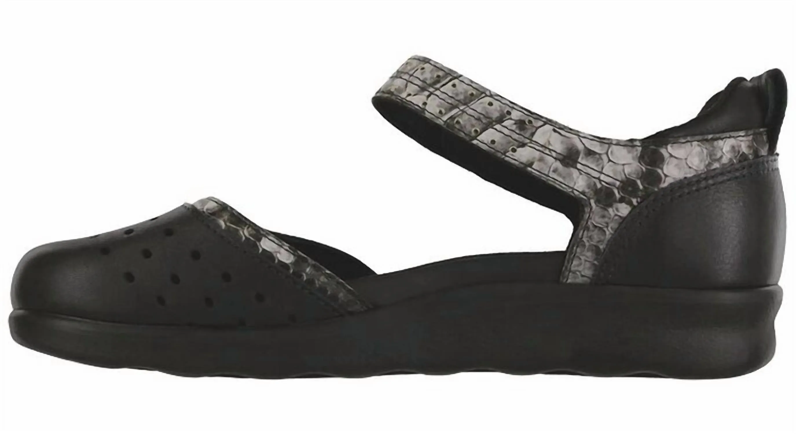 Women's Eden Gravity Mamba Sandal In Black Snake