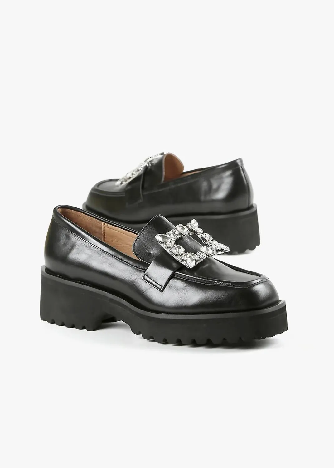 Women's Elton Lugg Loafer In Black
