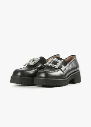 Women's Elton Lugg Loafer In Black
