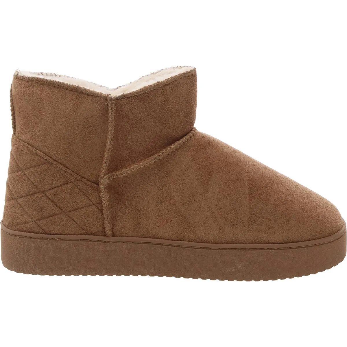 Womens Faux Fur Lined Faux Suede Winter & Snow Boots
