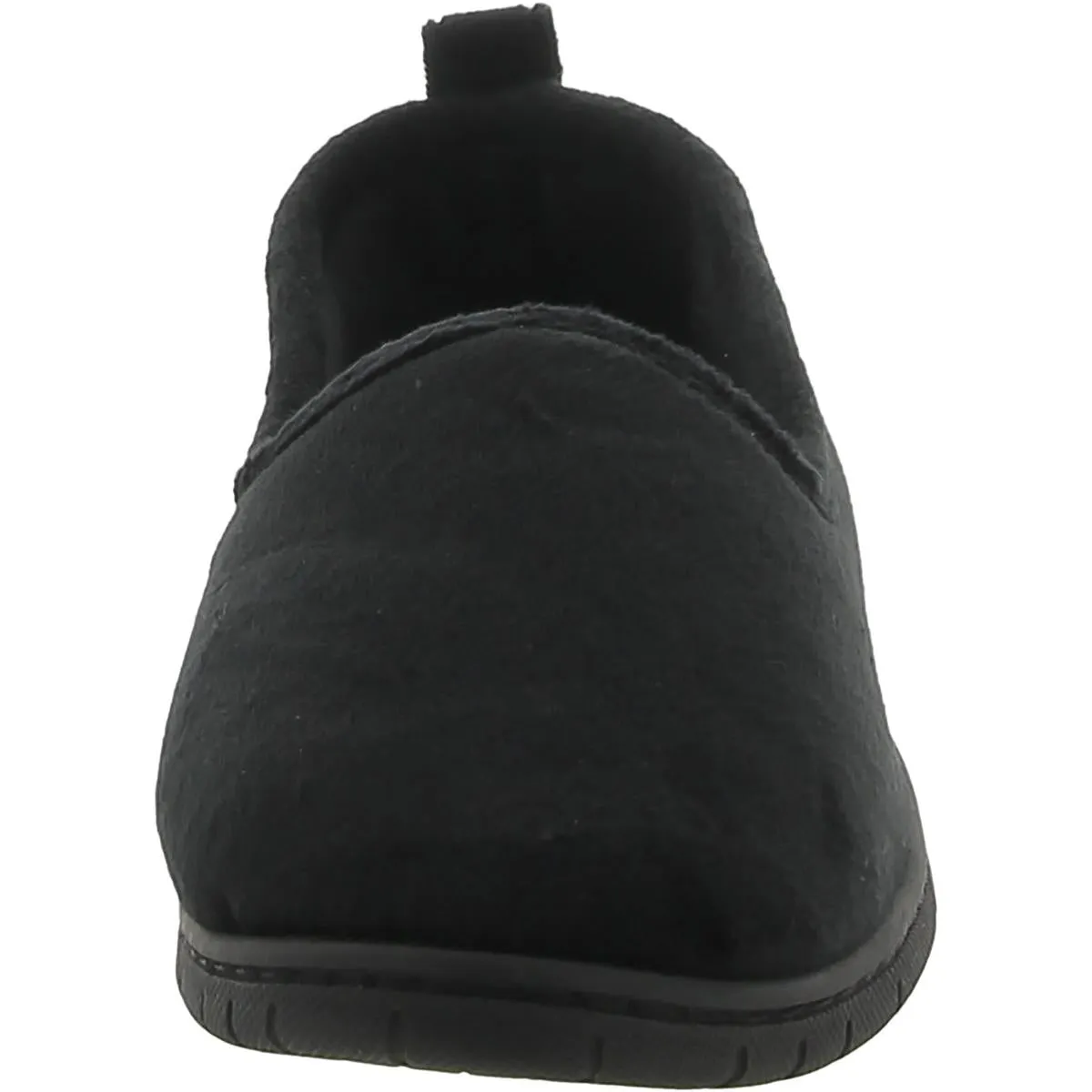 Womens Faux Fur Slip On Loafer Slippers
