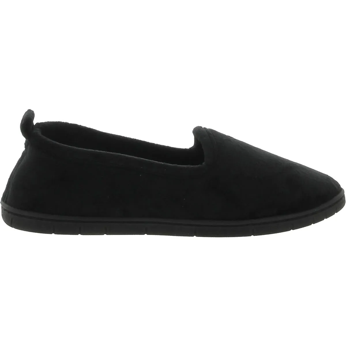 Womens Faux Fur Slip On Loafer Slippers