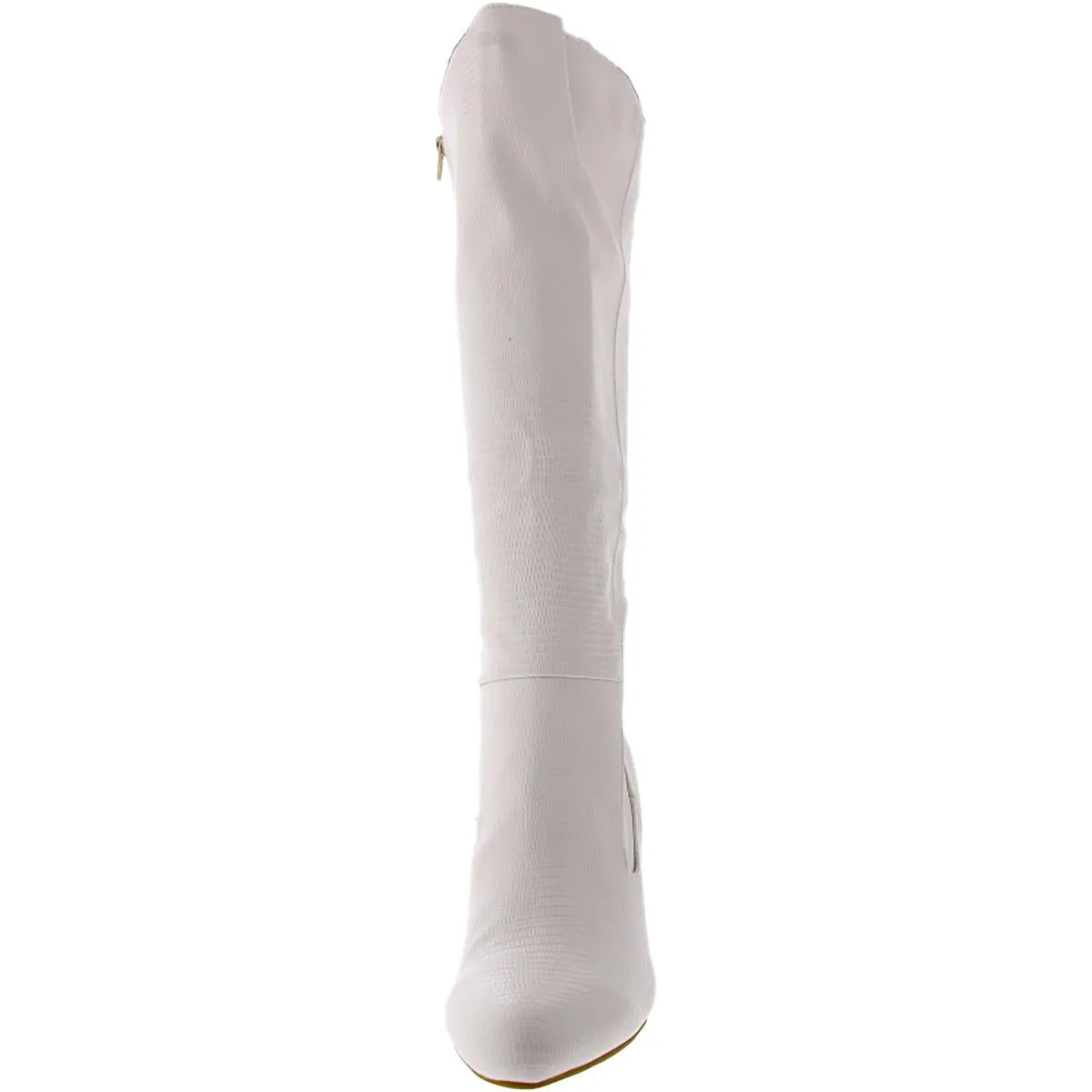 Womens Faux Leather Extra Wide Calf Knee-High Boots