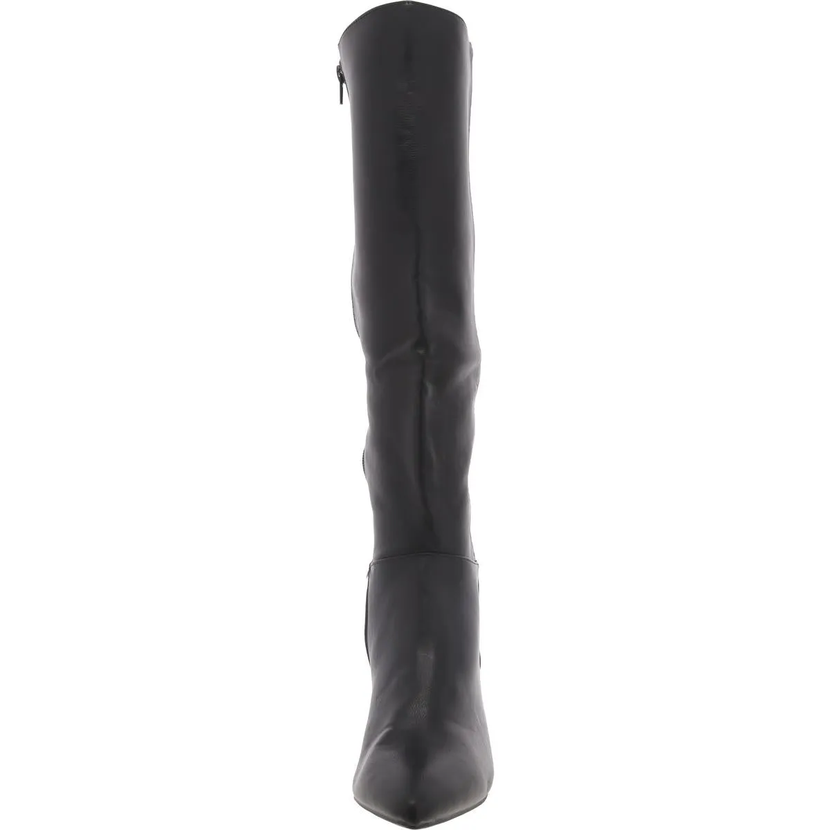Womens Faux Leather Wide Calf Knee-High Boots
