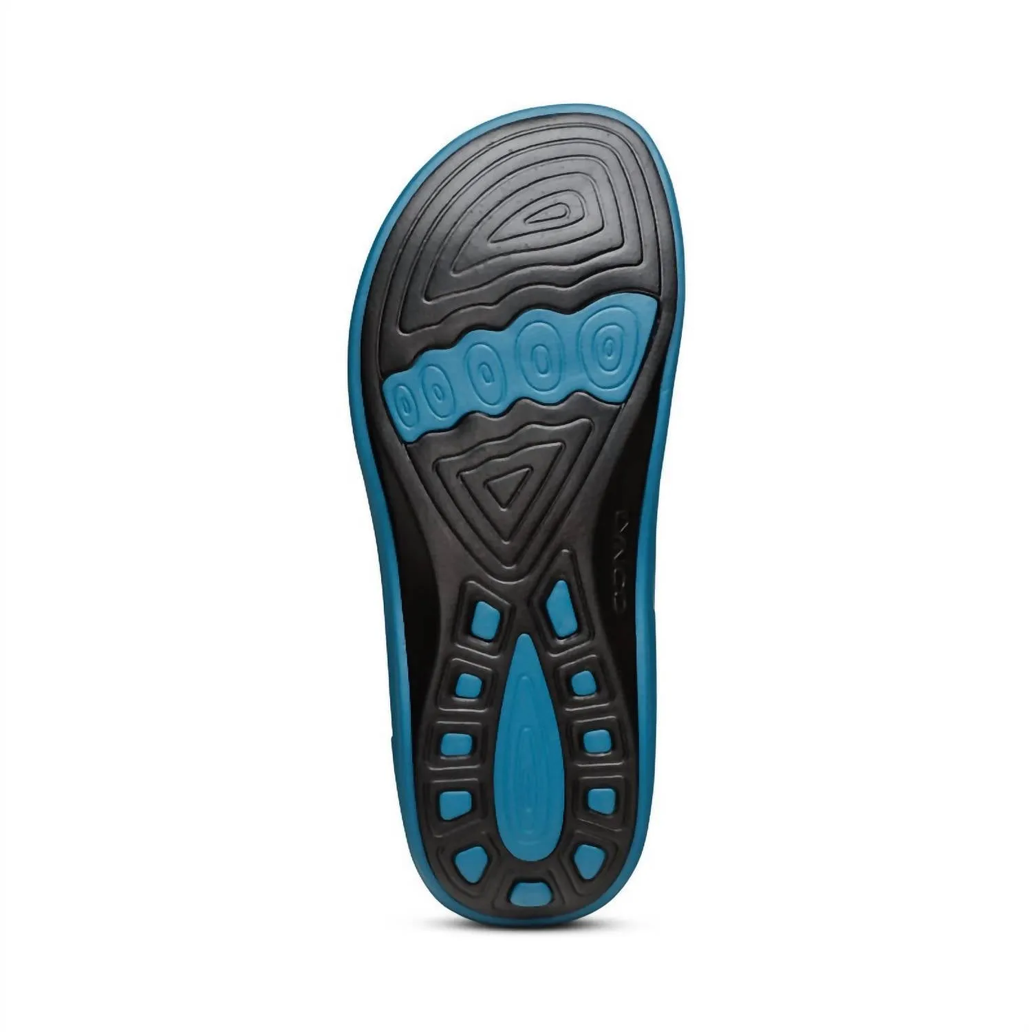 Women's Fiji Orthotic Flip Flop In Sea Blue Sparkle