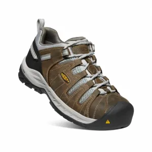 Women's Flint Ii Low Steel Toe Waterproof Boots - Medium Width In Cascade Brown/surf Spray