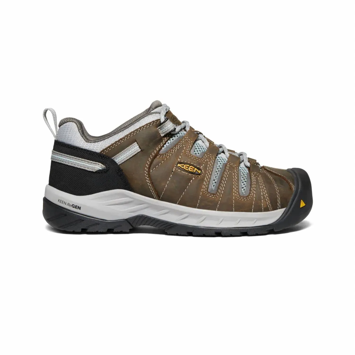 Women's Flint Ii Low Steel Toe Waterproof Boots - Medium Width In Cascade Brown/surf Spray