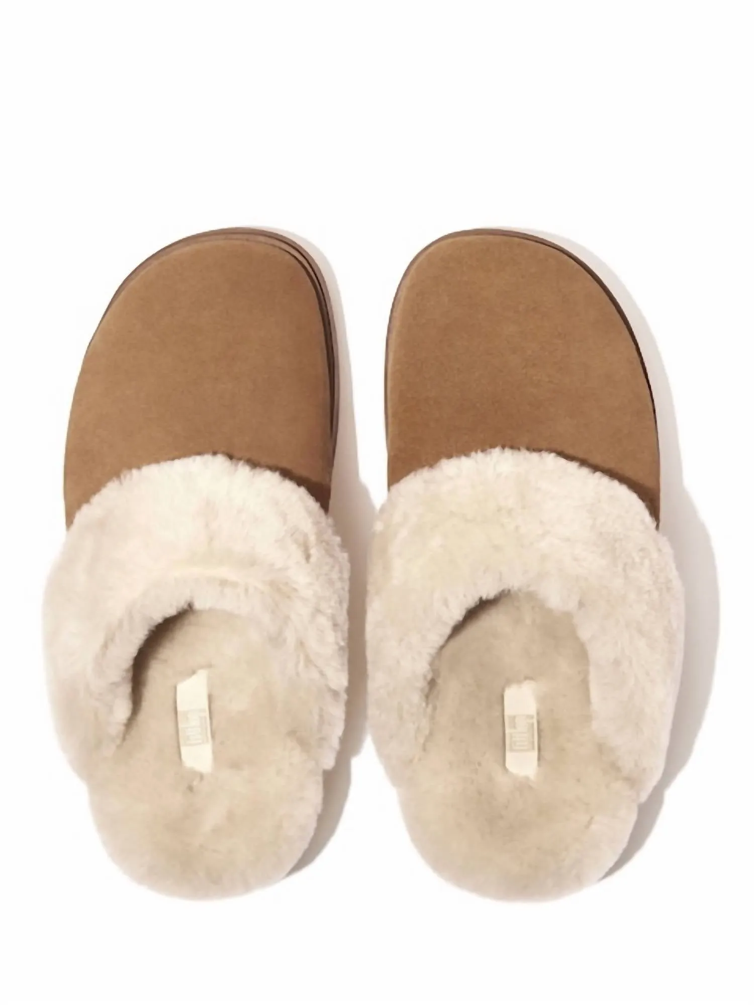 Women's Gen-Ff Shearling Collar Slippers In Desert Tan